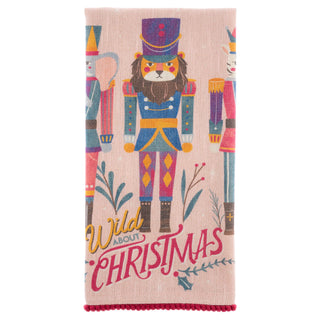 Wild About Christmas Holiday Tea Towel