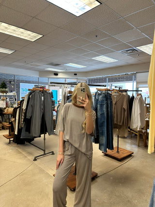 Dannie Stripe Long Pants - Brown