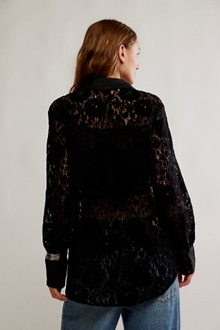 Faith Button Down - Black | Free People