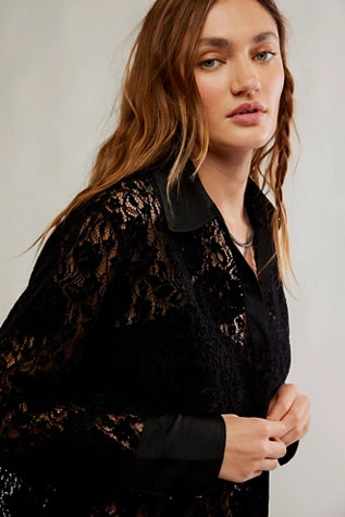 Faith Button Down - Black | Free People