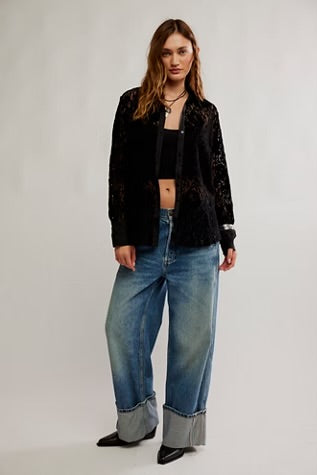 Faith Button Down - Black | Free People