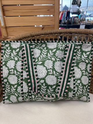 Quilted Print Tote Bag - Large