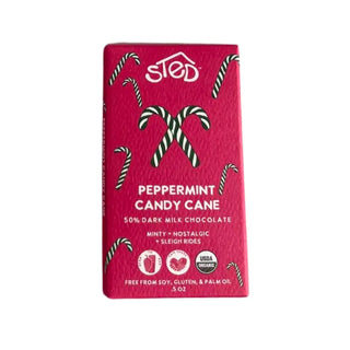 Mini Peppermint Candy Cane Chocolate Bar