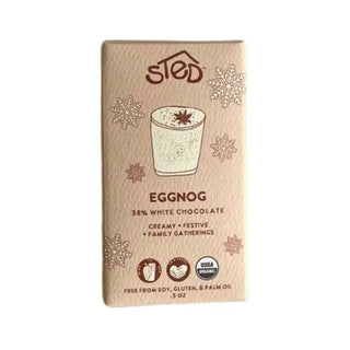 Mini Eggnog Chocolate Bar
