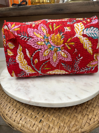 Quilted Toiletry Bag - Large