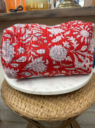 Quilted Toiletry Bag - Large