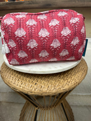Quilted Toiletry Bag - Large