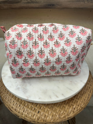 Quilted Toiletry Bag - Large
