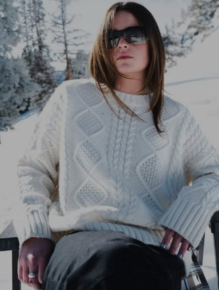 Fisherman Sweater Ecru One Size