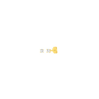 Petite CZ Studs 3mm - Gold