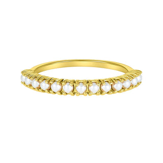 Pearl Stacking Band - Gold