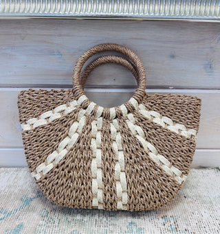 Capri Straw Hand Bag
