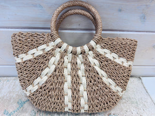 Capri Straw Hand Bag