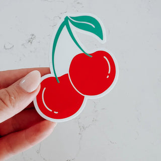 Cherries Vinyl Sticker