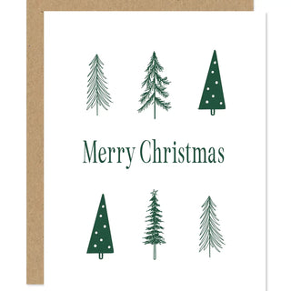 Evergreen Christmas Tree Card