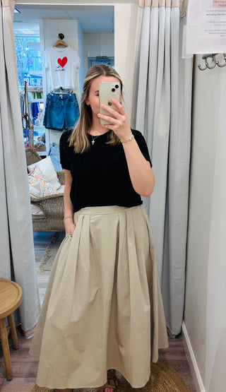 Rosie Skirt - Taupe