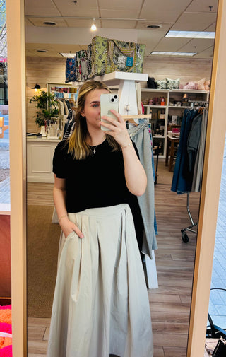 Rosie Skirt - Taupe