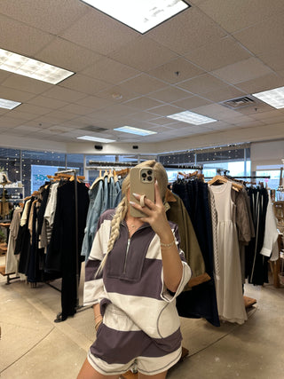 Blake Short Sleeve Set - Driftwood/Cashmere