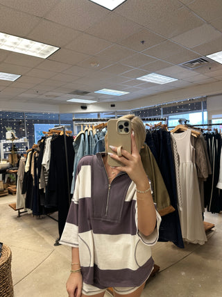 Blake Short Sleeve Set - Driftwood/Cashmere