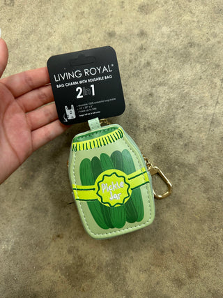 Pickle 2 in 1 Bag Charm + Shopping Bag - Living Royal
