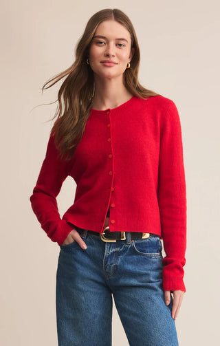Medina Cardigan- Festive Red / Z Supply