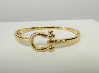 Horseshoe Magnetic Gold Bracelet