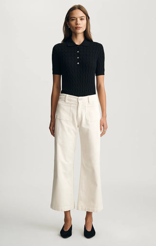 Mavi Paloma Marine White Cord Pants