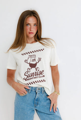 Sunrise Breakfast Club Everyday Tee | Sunny Somewhere