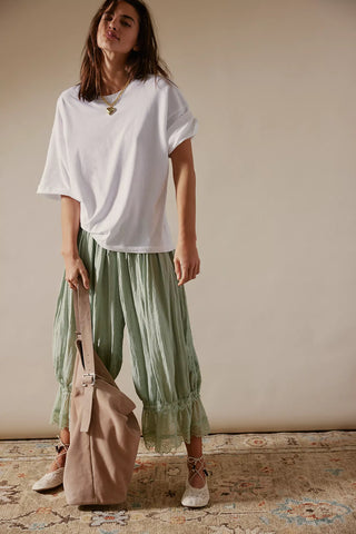 We The Free Perfect Oversized Tee // White // Free People