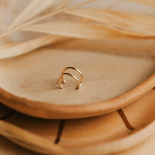 Double Up Ear Cuff // Gold Cuff // Hello Adorn