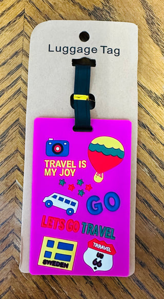 Let's Go Travel Luggage Tag