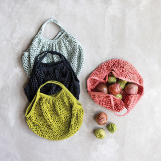 Cotton Crocheted Tote Bag