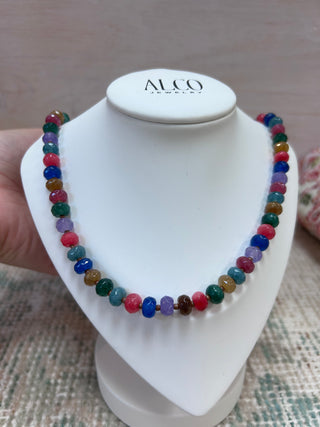 Colorful Designed Beaded Necklace