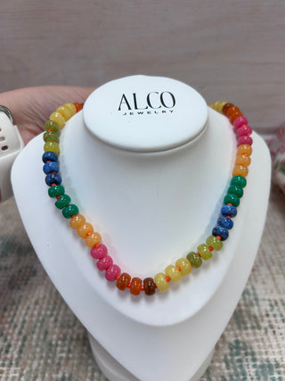 Colorful Designed Beaded Necklace