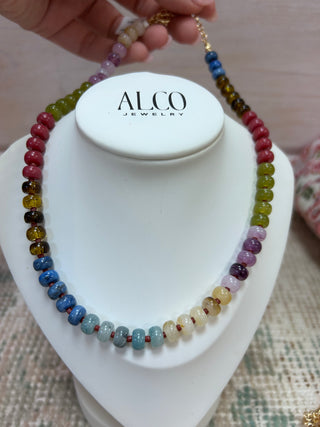 Colorful Designed Beaded Necklace