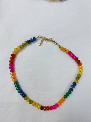 Colorful Designed Beaded Necklace