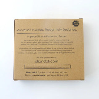 Pentomino Silicone Puzzle - Shape and Logic Toy