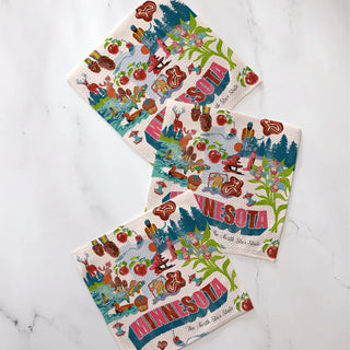 Greetings From Minnesota Dishcloth Set - Geometry