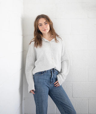 Piper Cardigan - Light Grey