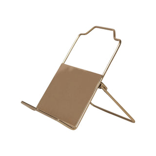 Metal Foldable Book Holder - Gold Finish