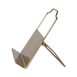 Metal Foldable Book Holder - Gold Finish
