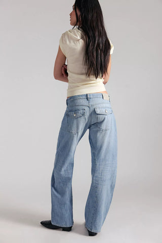 We The Free Highland Low Rise Bowed Jean - Art School // Free People