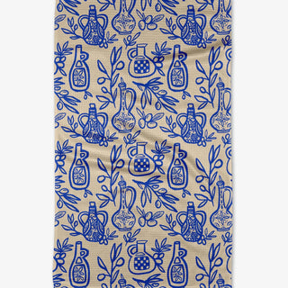Geometry Tea Towel - Mediterranean Pour