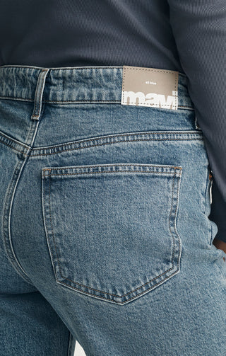 Taylor Mid Brushed Straight Leg Jean - Classic Blue // Mavi