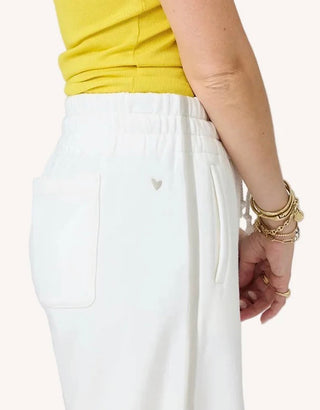 Weekend Palazzo Sweatpant - Cream // Kerri Rosenthal