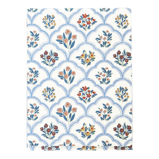 Scalloped Floral Pocket Note