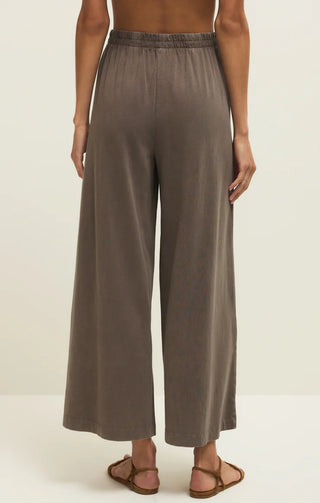 Scout Jersey Crop Flare Pant - Perfectly Taupe // Z Supply