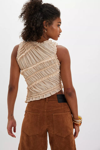 Pink Sands Smocked Top - Pink Sand // Free People