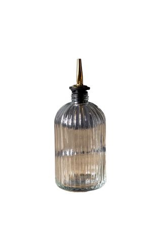 Scallop Olive Oil & Vinegar Glass Bottle