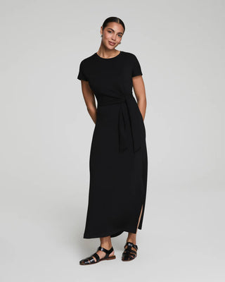 AirEssentials® Tie-Waist Maxi Dress - Very Black // Spanx